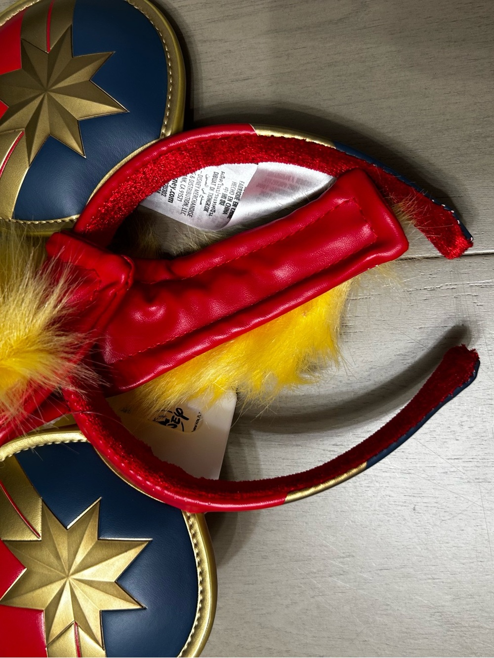 Disney parks  Captain Marvel Ear Headband with Mohawk